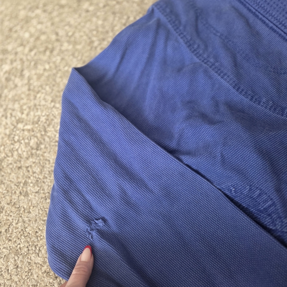 Hayabusa Jiu Jitsu Gi Jacket Kimono Top Adult A3 Blue‎ 350GSM Pearl Weave Cotton - Picture 7 of 13